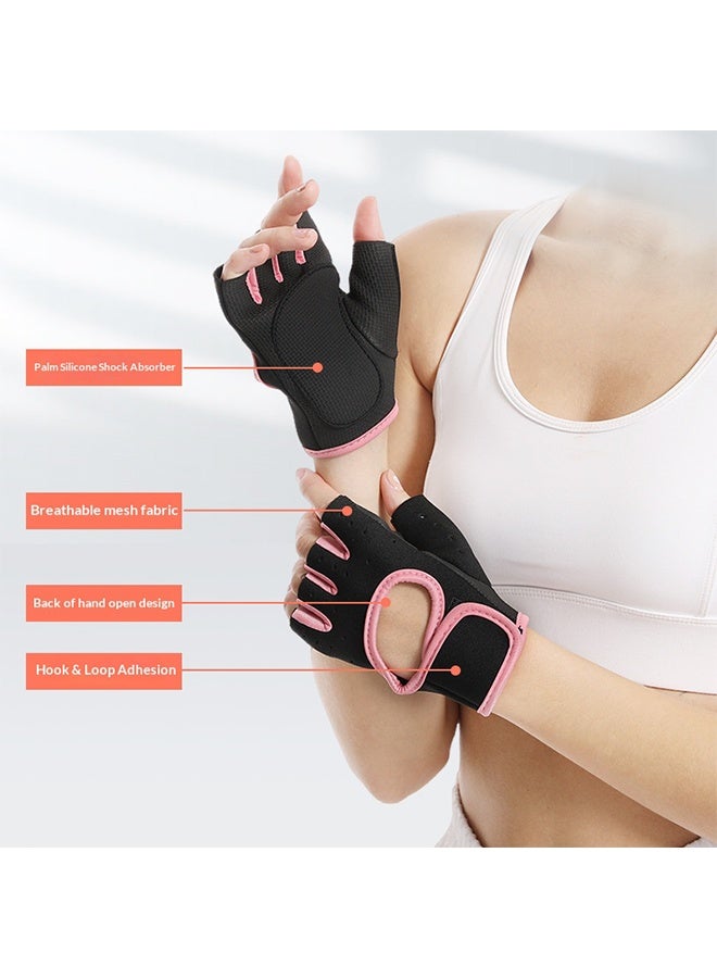 RESONIX Workout Gloves – Breathable Half-Finger Weight Lifting Gloves for Men & Women, Adjustable Velcro Exercise Gloves for Gym Training, Pull-Ups, Fitness, Cross Training & Home Workout - Image 4